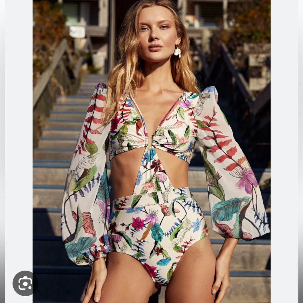 PatBO Zamia Cut-out bodysuit